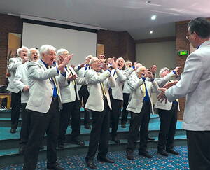 Wayfarers chorus at Southport u3a